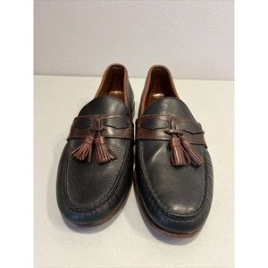 Allen Edmonds Kent Mens 13 D Black Brown Two Tone Leather Tassel Loafers 44001 Allen Edmonds | Shoes | Allen Edmonds Kent Black Brown  main image 2